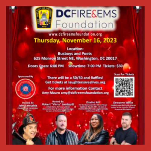 Fundraiser for the DC Fire and Emergency Medical Services Foundation