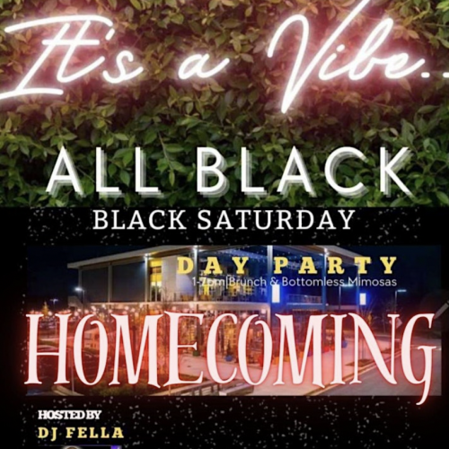 PMP Presents: Homecoming 2023 - All Black Saturday - Brunch Day Party