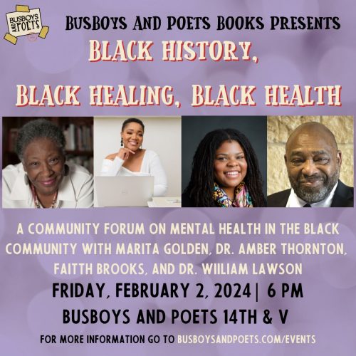 Black History, Black Healing, Black Health | A Busboys and Poets Books Presentation