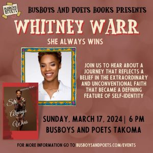 SHE ALWAYS WINS | A Busboys and Poets Presentation