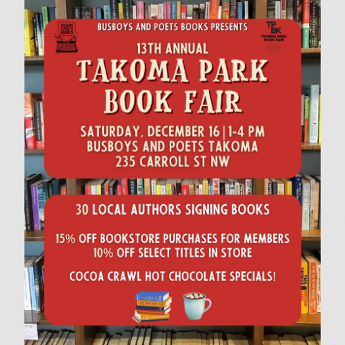 13th Annual Takoma Park Book Fair | A Busboys and Poets Presentation