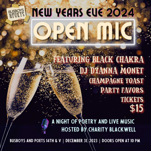 New Years Eve Open Mic and Party