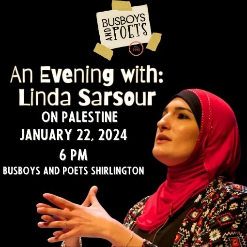 PALESTINE WEEK with Linda Sarsour Busboys and Poets, Shirlington , 2024