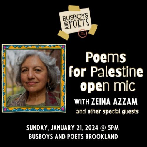 Palestine Week 2024 |   Poems for Palestine Open Mic