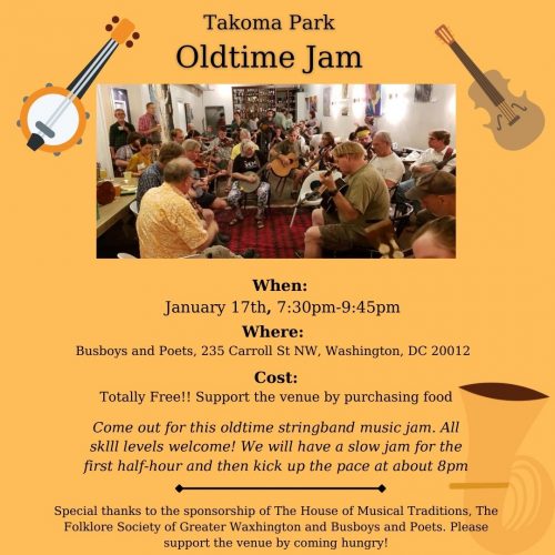Takoma Park Old Time Jam