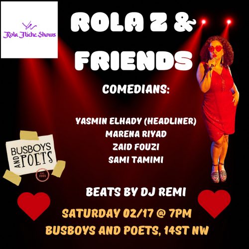 Rola Z & Friends : Comedy then Party