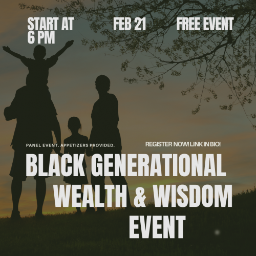 Community Event - Planning for Black Intergenerational Wealth