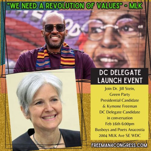 DC Delegate Launch Event | Kymone Freeman