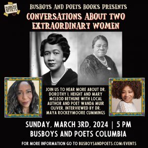 CONVERSATIONS ABOUT TWO EXTRAORDINARY WOMEN | A Busboys and Poets Books Presentation