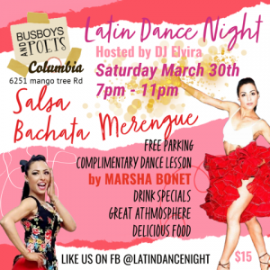 Busboys and Poets meets Latin: Salsa lessons and community dance party