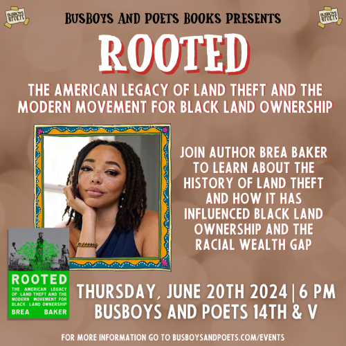 ROOTED | A Busboys and Poets Books Presentation