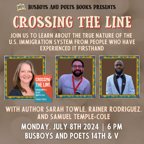 CROSSING THE LINE | A Busboys and Poets Books Presentation