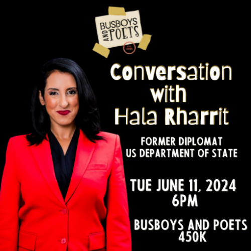 Conversation with Hala Rharrit, Former U.S. Diplomat