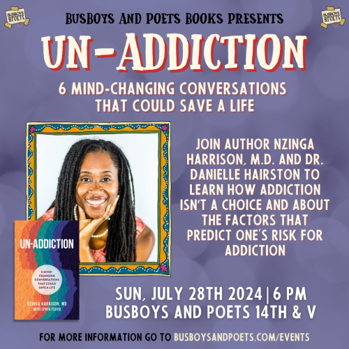 UN-ADDICTION | A Busboys and Poets Books Presentation