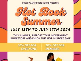 Hot Book Summer Bookstore Summer Sale 2024 (Instagram Post)