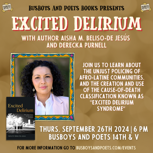 EXCITED DELIRIUM | A Busboys and Poets Books Presentation