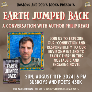 EARTH JUMPED BACK | A Busboys and Poets Books Presentation