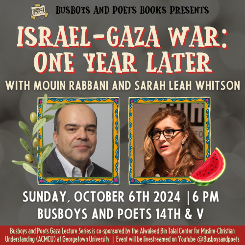 Israel-Gaza War: One Year Later | Gaza Lecture SeriesSeries