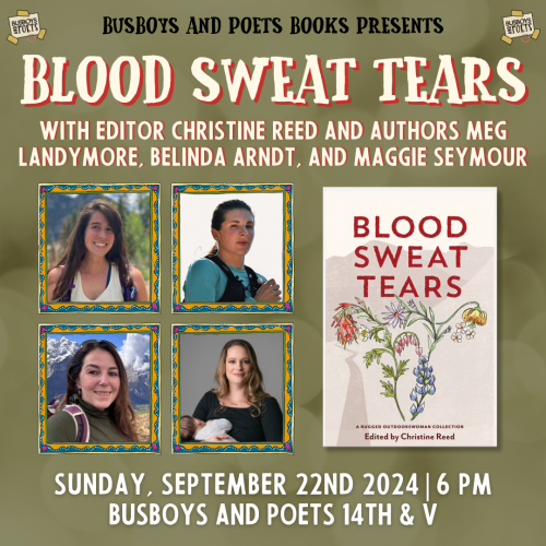 BLOOD SWEAT TEARS |  A Busboys and Poets Books Presentation