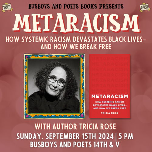 METARACISM | A Busboys and Poets Books Presentation