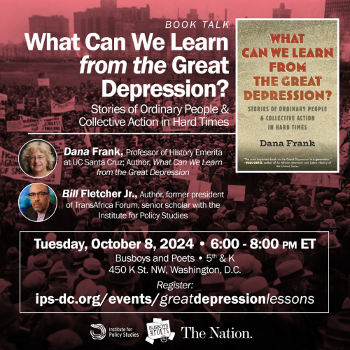 WHAT CAN WE LEARN FROM THE GREAT DEPRESSION? | A Busboys and Poets Books Presentation