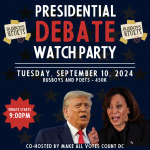 PRESIDENTIAL DEBATE WATCH PARTY