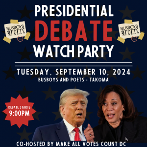 PRESIDENTIAL DEBATE WATCH PARTY