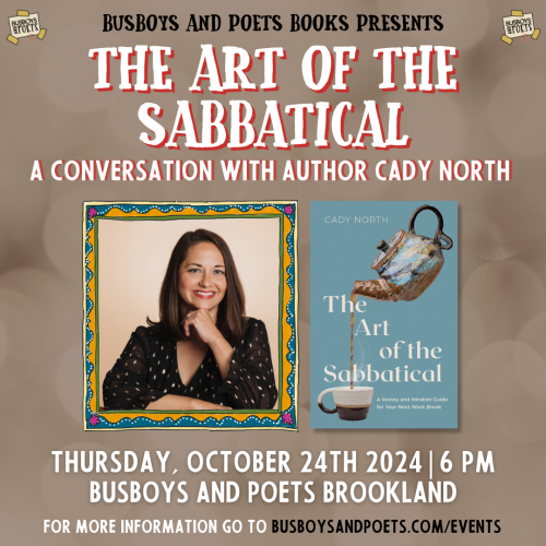 THE ART OF THE SABBATICAL | A Busboys and Poets Books Presentation