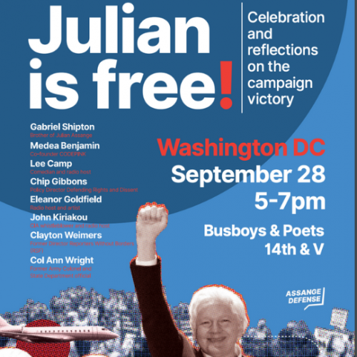 Assange is FREE: A Celebration