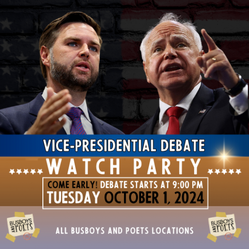 VICE PRESIDENTIAL DEBATE WATCH PARTY