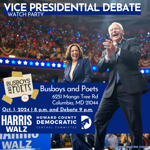 VICE PRESIDENTIAL DEBATE WATCH PARTY