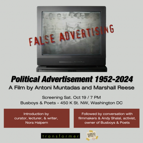Political Advertisement: Film Screening, Discussion, and Reception