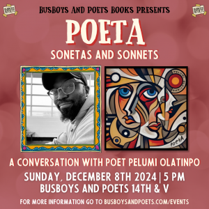 POETA: SONETAS AND SONNETS | A Busboys and Poets Books Presentation