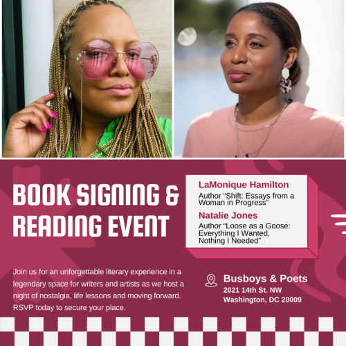Book signing/reading event