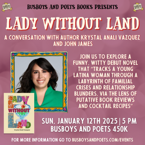 LADY WITHOUT LAND | A Busboys and Poets Books Presentation