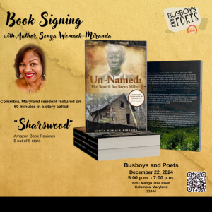 Un-Named: The Search for Sarah Miller - Book Signing