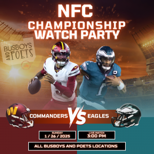 Commanders vs Eagles Watch Party