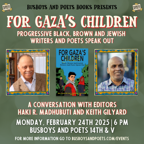 FOR GAZA'S CHILDREN | A Busboys and Poets Books Presentation