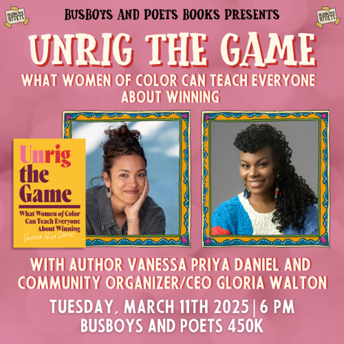 UNRIG THE GAME | A Busboys and Poets Books Presentation