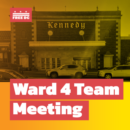 Free DC Ward 4 meeting