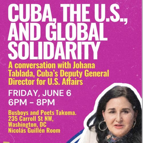 Cuba, the US, and Global Solidarty: Conversation with Johana Tablada
