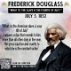 "What to the Slave is the Fourth of July?"
