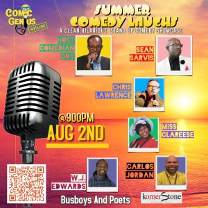 COMEDY GENIUS SHOW-CASE: SUMMER COMEDY LAUGHS