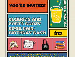 2025 Boozy Book Fair Birthday Bash Square Icon