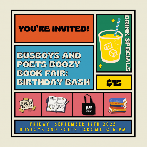 Busboys and Poets Boozy Book Fair: Birthday Bash
