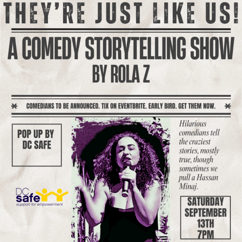 They're Just Like Us: A Comedy Storytelling Showcase!