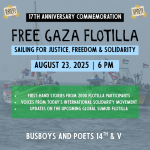 Gaza Flotilla: 17th Anniversary Presentation