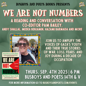WE ARE NOT NUMBERS | A Busboys and Poets Books Presentation