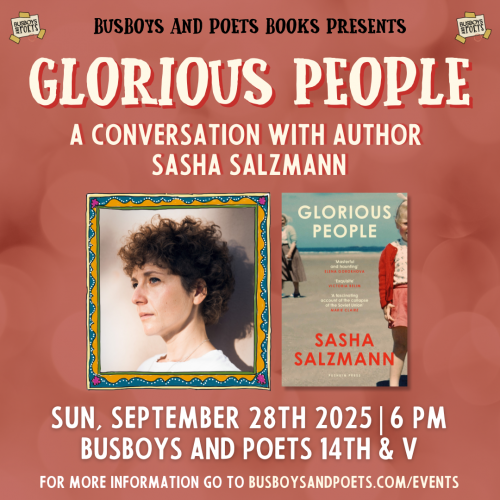 GLORIOUS PEOPLE | A Busboys and Poets Books Presentation