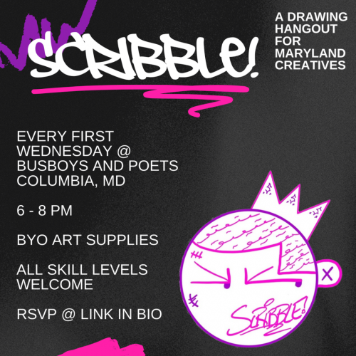 Scribble! A Drawing Hangout for Maryland Creatives